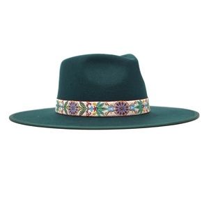 Olive & pique wool Rancher Hat